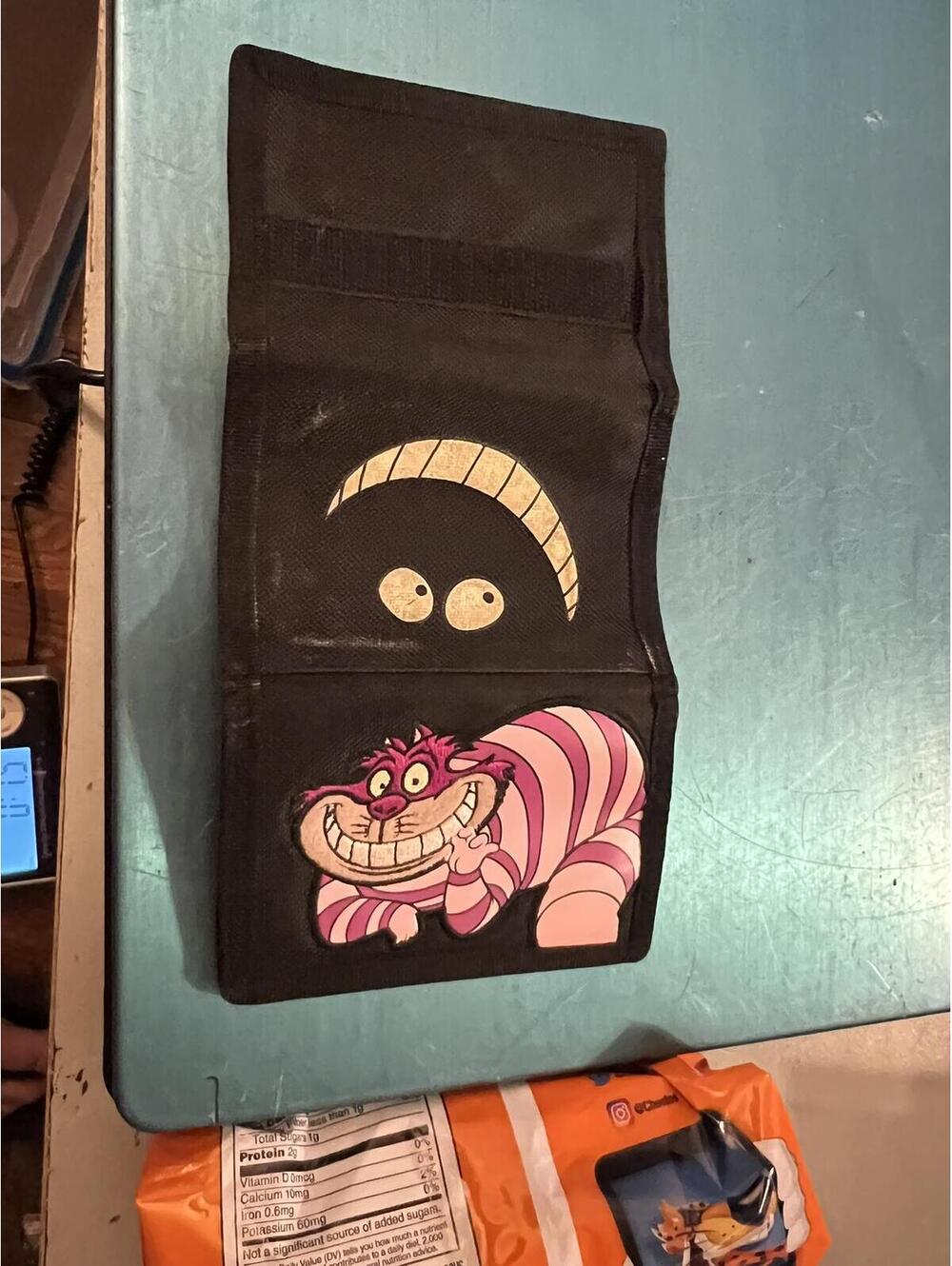 Cheshire Cat Themed Tri-Fold Wallet
